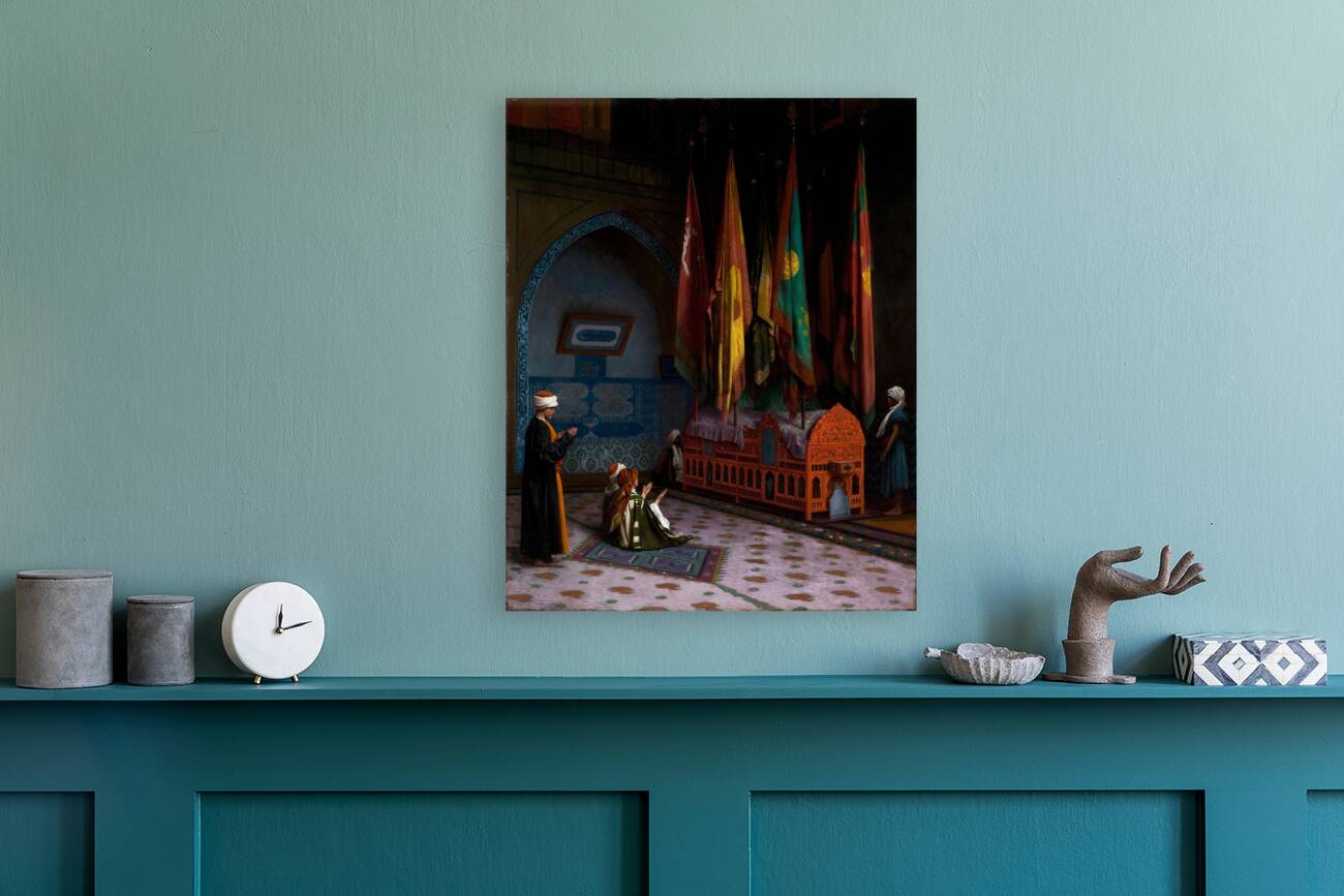 The Sentinel at the Sultan’s Tomb [1824–1904] by Jean–Léon Gérôme [1824–1904] Reproduction