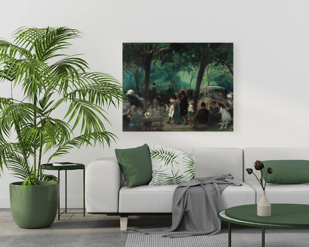 The Drive. Central Park [c. 1905] by William James Glackens [1870–1938] Reproduction