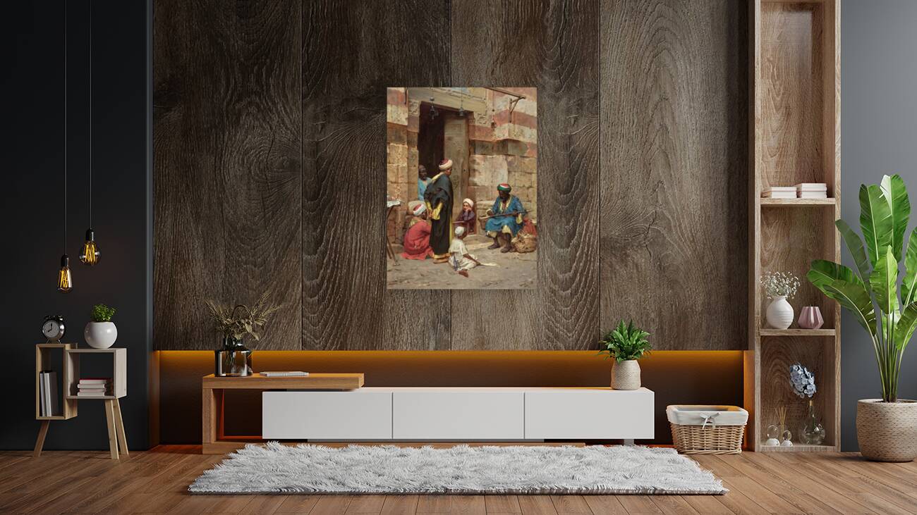 The musician [1889] by Arthur Von Ferraris [1856–1936] Reproduction