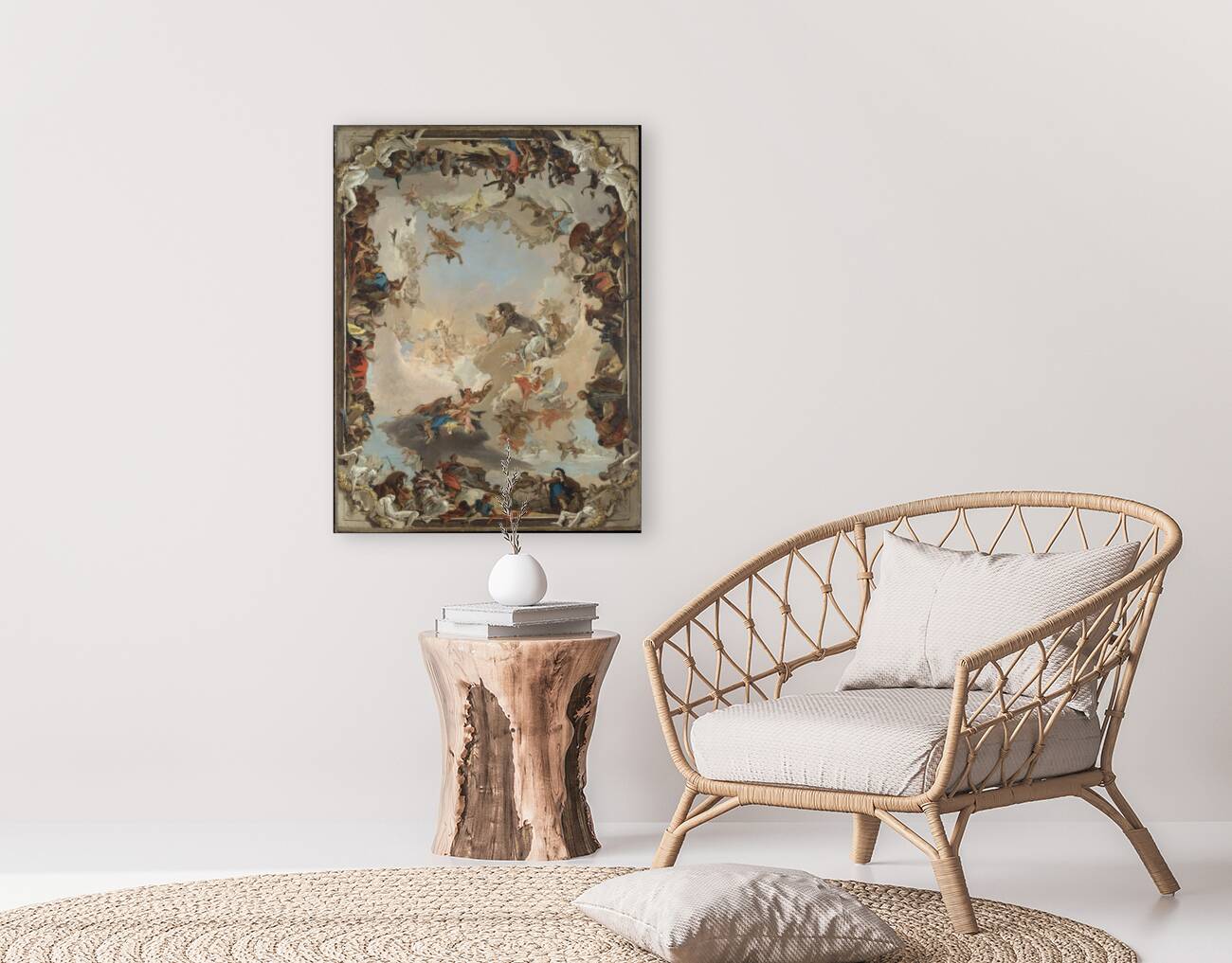 Allegory of The Planets and Continents [1752] by Giovanni Battista Tiepolo [1696–1770] Reproduction