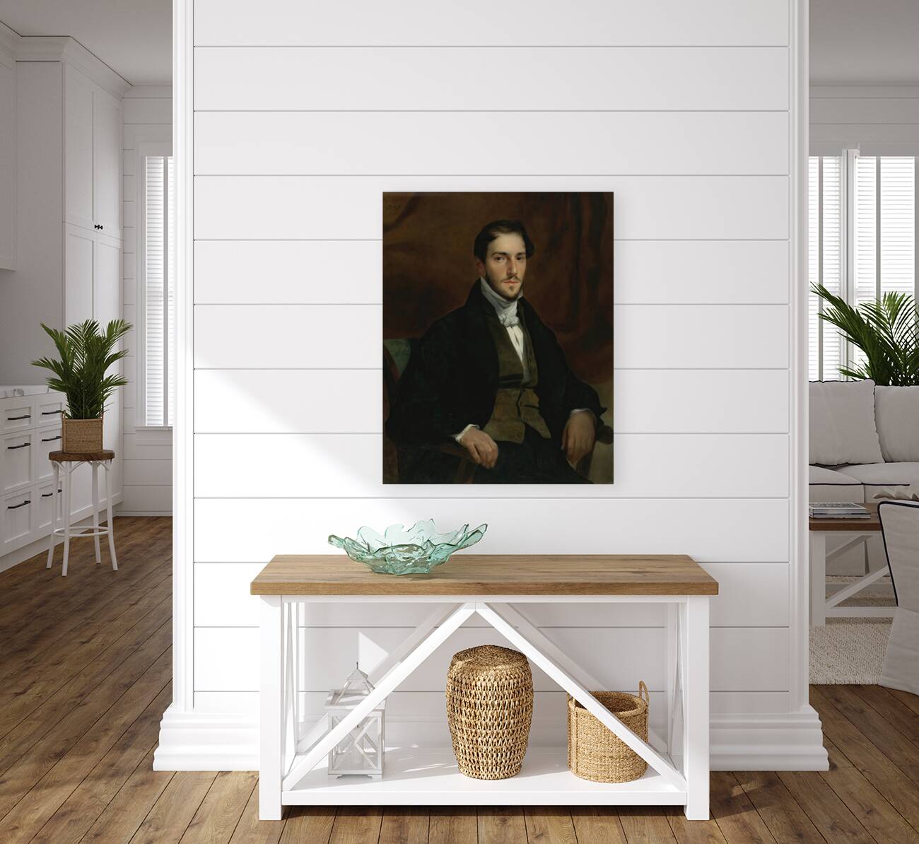 Portrait Of Félix Guillemardet [1835] by Eugène Delacroix [1798–1863] Reproduction