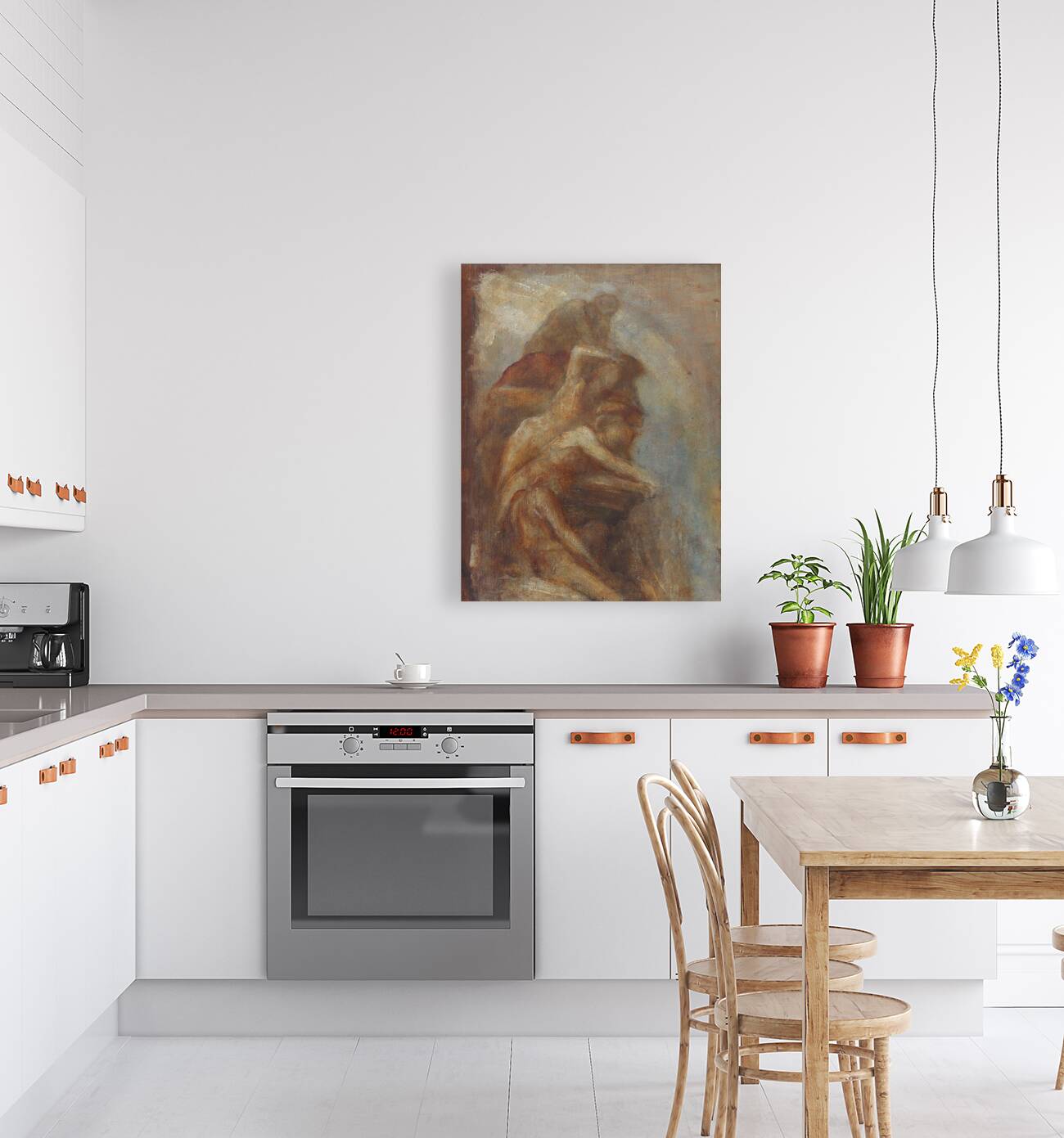 Fire. Study for the Carlton House Terrace Fresco. The Elements by George Frederic Watts [1817–1904] Reproduction