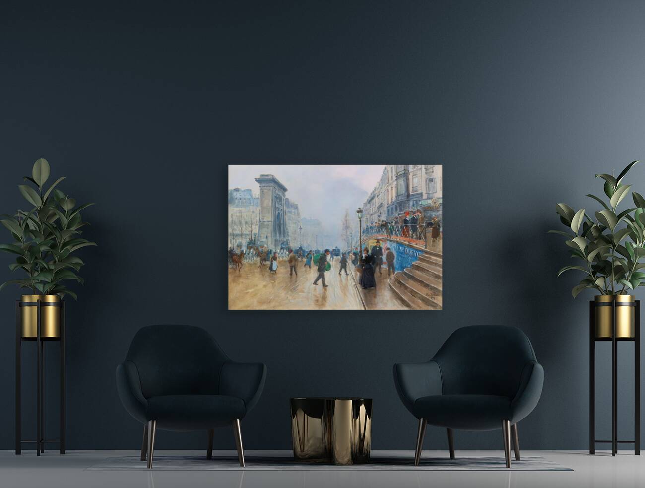 Le boulevard Saint–Denis à Paris [1899] by Jean Béraud [1849–1935