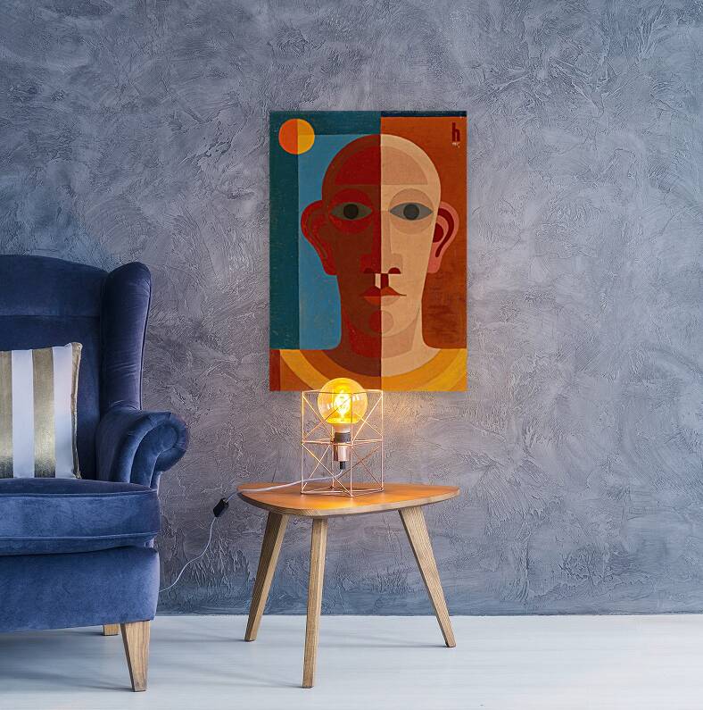 Selbstbildnis [1931] by Heinrich Hoerle [1895–1936] Reproduction