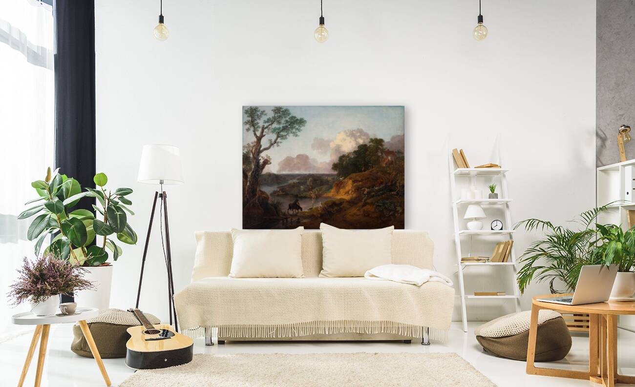 View in Suffolk [c. 1755] by Thomas Gainsborough [1727–1788] Reproduction