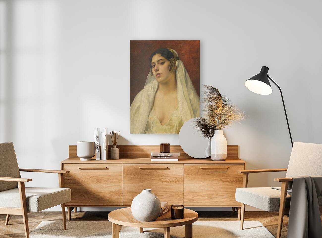 An Oriental Beauty by Franz Xaver Kosler [1864–1905] Reproduction