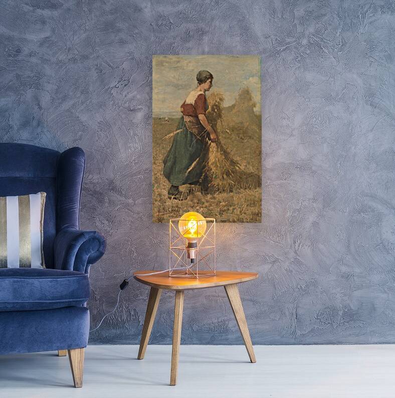 Schoven binden [1866] by David De La Mar [1832–1898] Reproduction