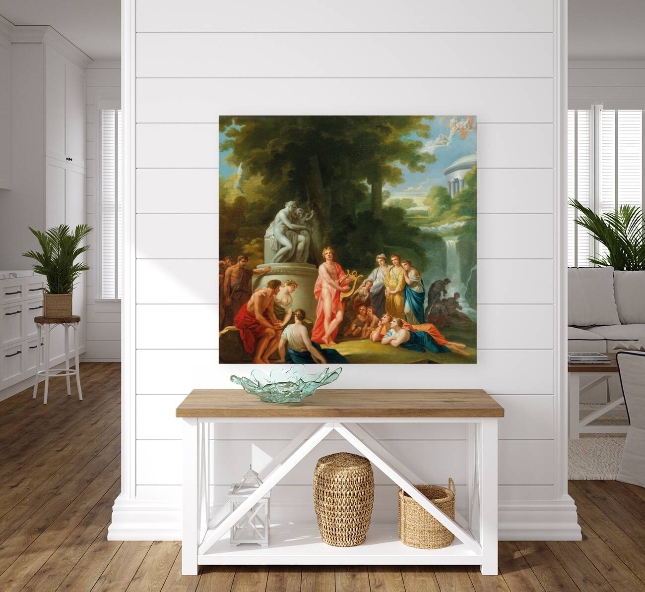 Apollo amongst the Shepherds. A ‘study’ for the former Burgtheater. Vienna by Heinrich Friedrich Füger [1751–1818] Reproduction