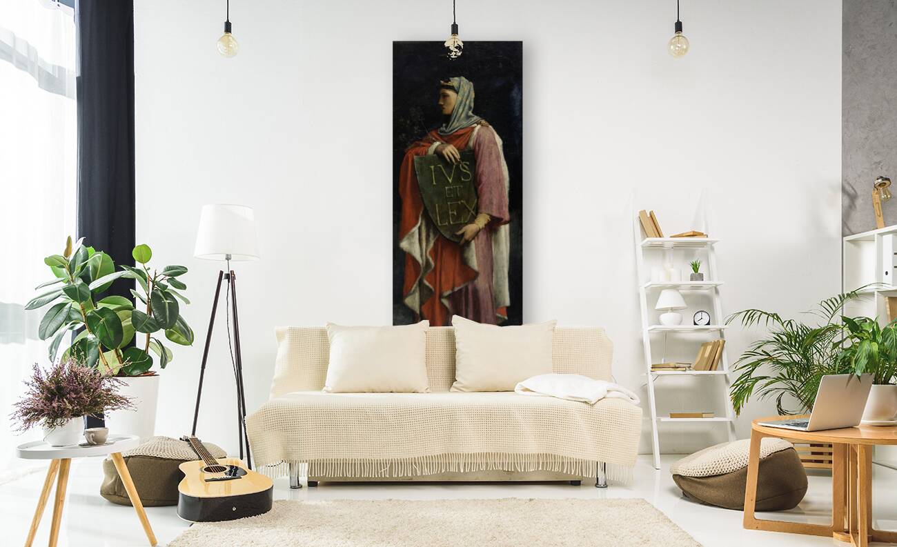 Le Droit Ecrit [1881] by Jules Elie Delaunay [1828–1891] Reproduction