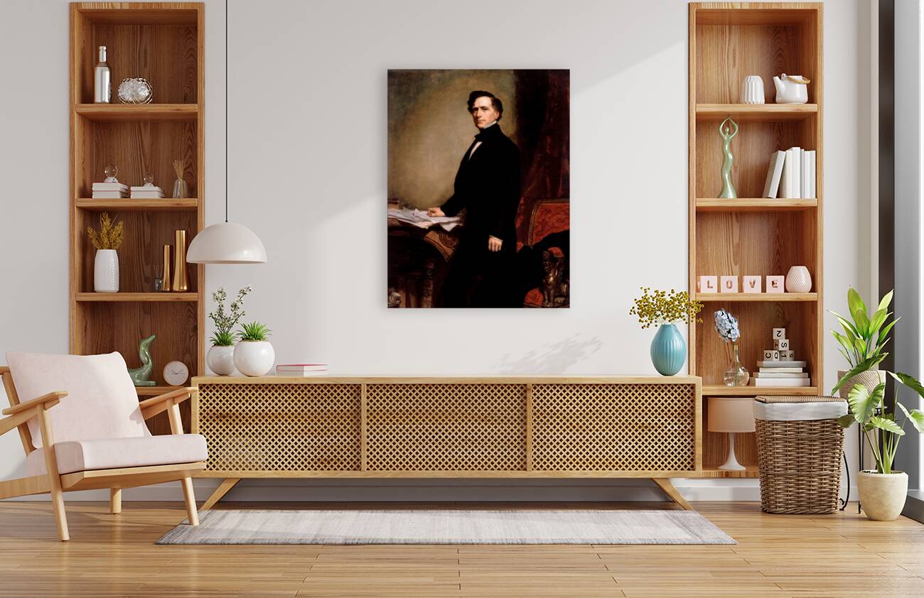 Franklin Pierce [1858] by George Peter Alexander Healy [1813–1894] Reproduction