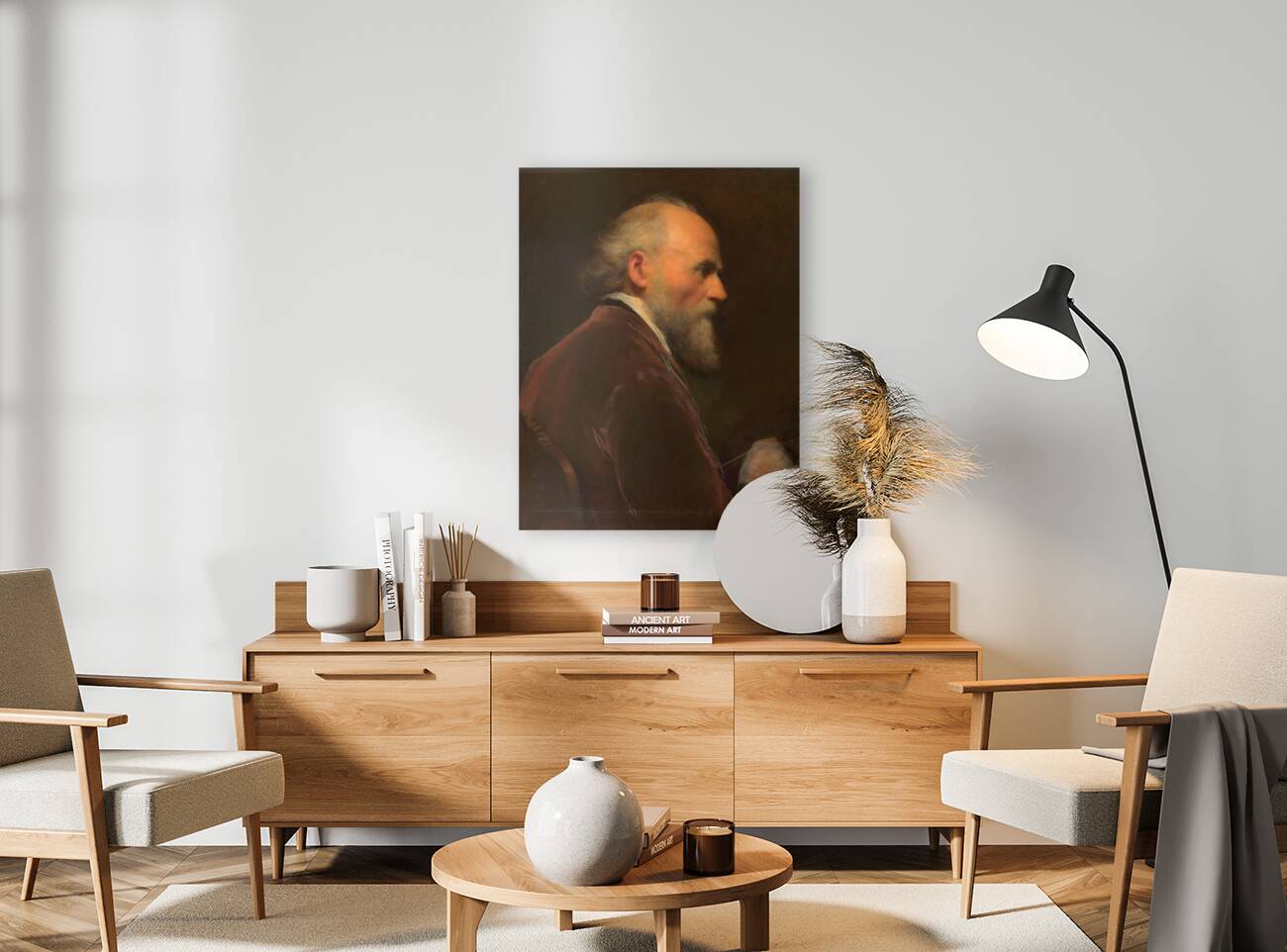 Selbstbildnis Friedrich von Amerling [1870] by Friedrich von Amerling [1803–1887] Reproduction