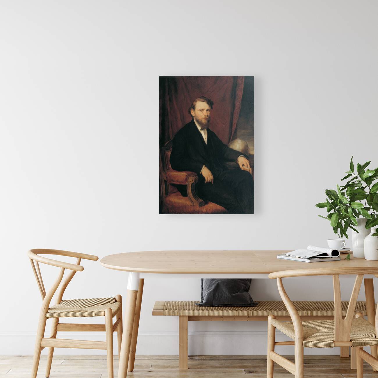 Der Arzt Professor Moriz Benedikt [1876] by Hans Canon [1829–1885] Reproduction