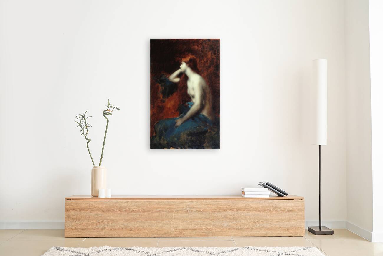 Rêverie [1904–1905] by Jean–Jacques Henner [1829–1905] Reproduction