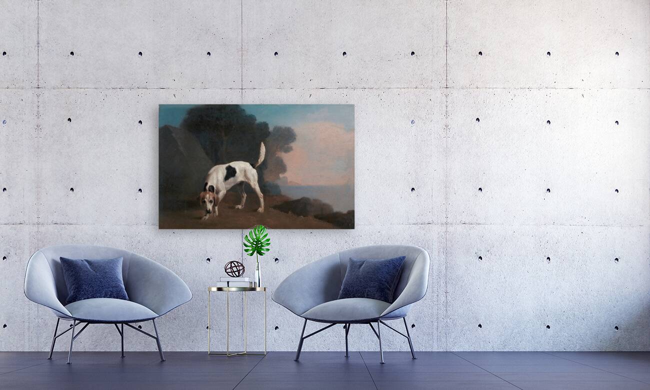 Foxhound on the Scent [ca. 1760] by George Stubbs [1724–1806] Reproduction