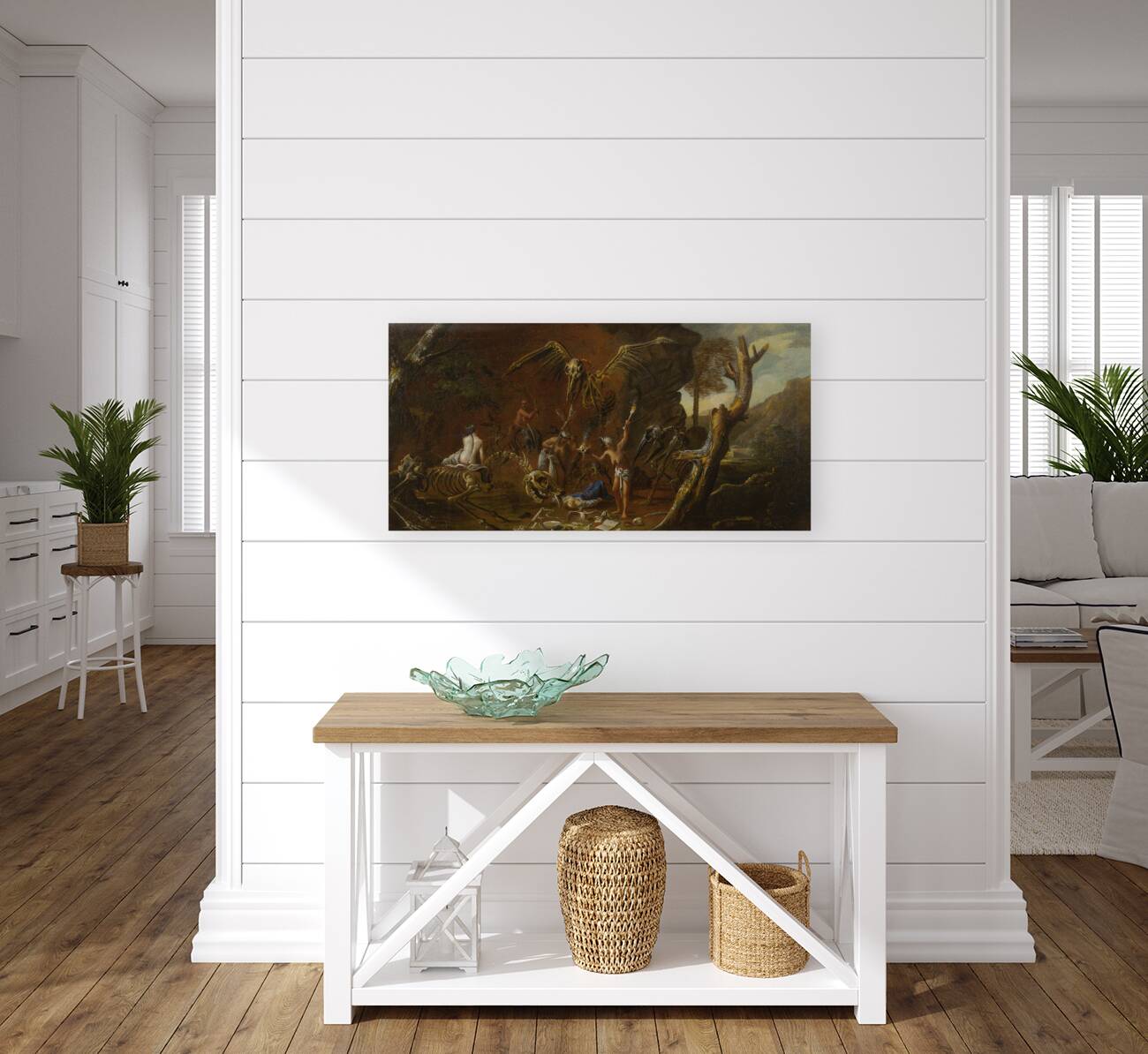 WITCHCRAFT SCENE by Follower of Salvator Rosa [1615–1673] Reproduction