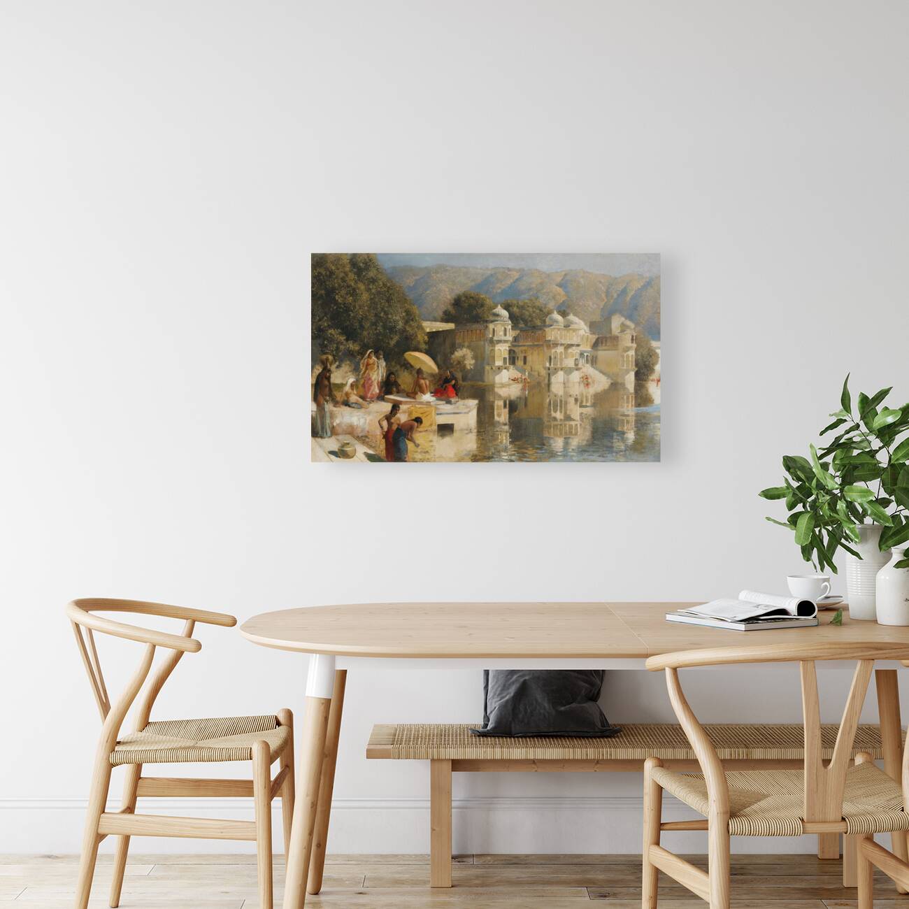 Lake at Oodeypore. India [circa 1893] by Edwin Lord Weeks [1849–1903] Reproduction