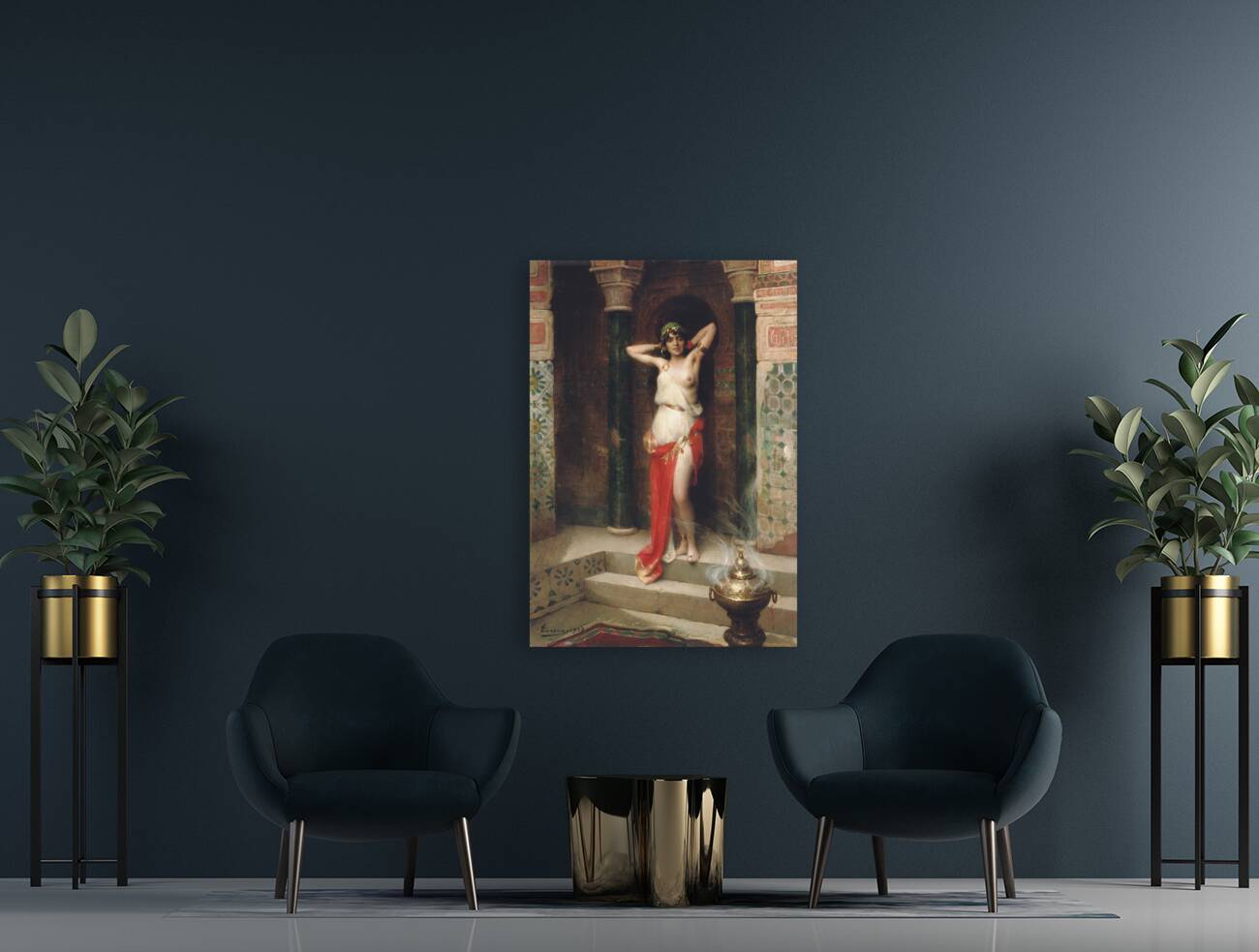 The Harem Beauty by Henri Adrien Tanoux [1865–1923] Reproduction