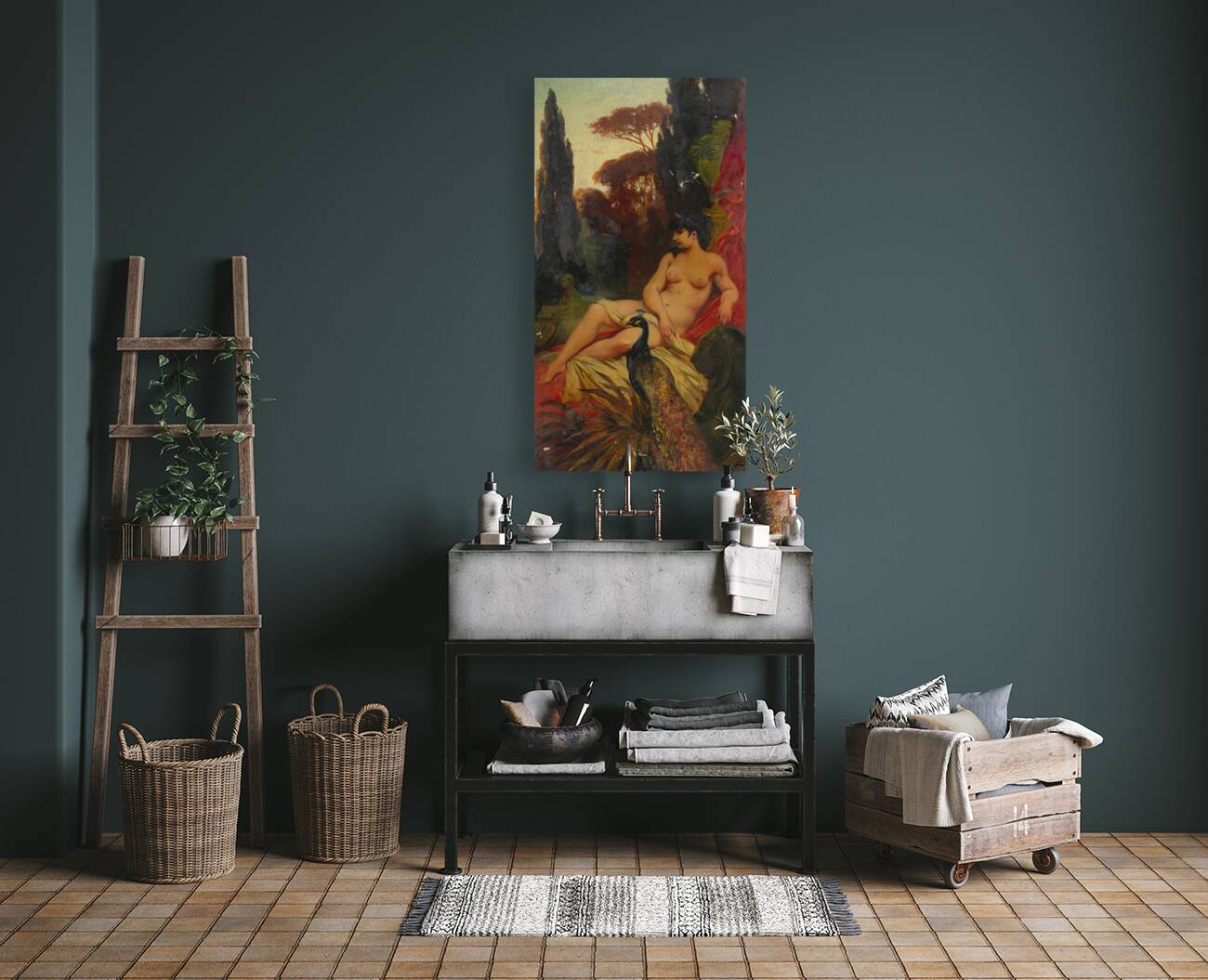 Anmuth [around 1880] by Hermann Schneider [1847–1918] Reproduction