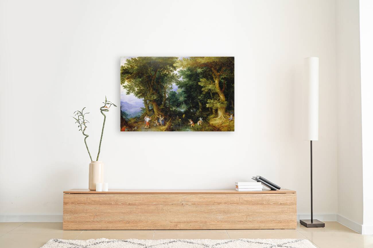 The Mocking of Latona [1601] by Jan Brueghel The Elder [1568–1625] Reproduction