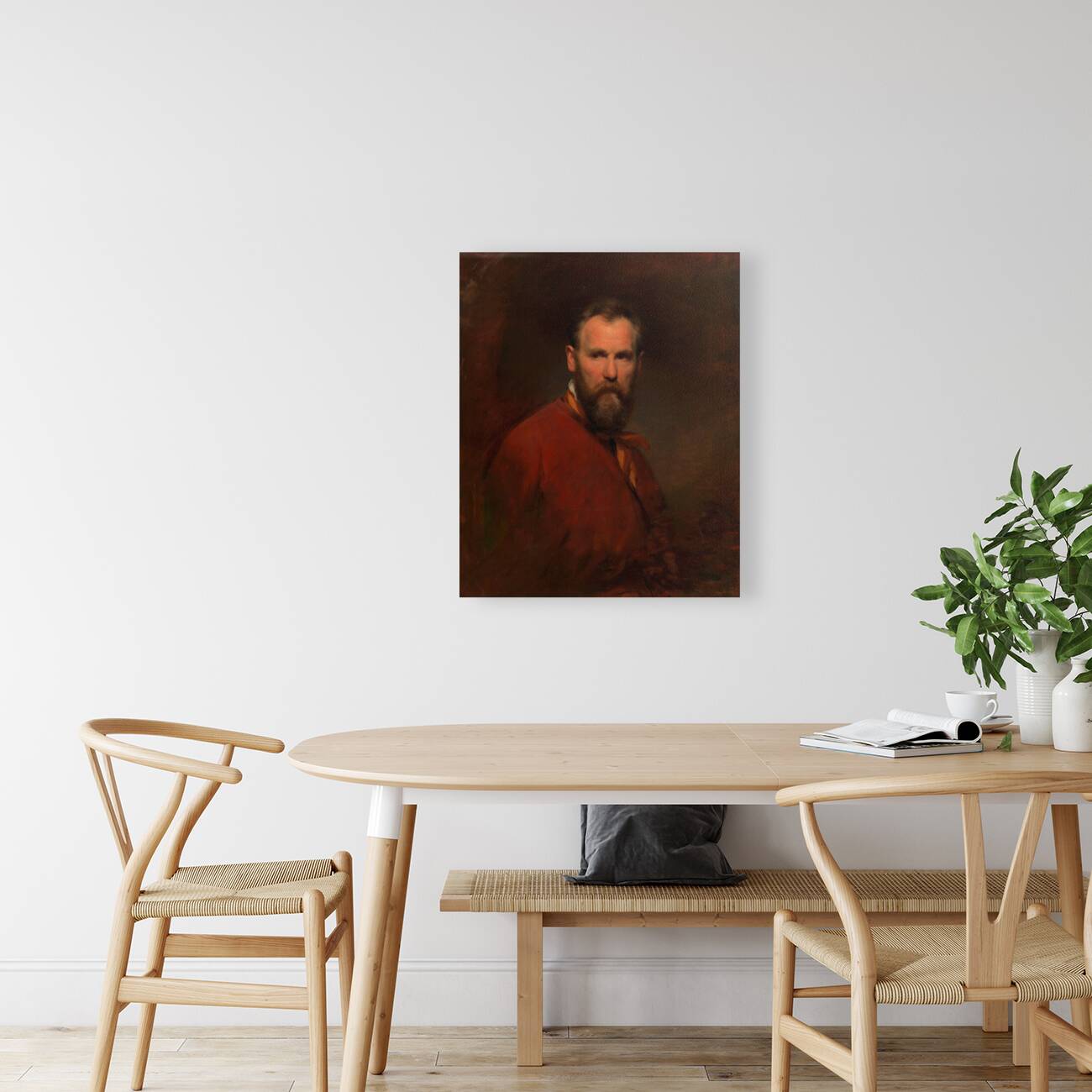 Selbstbildnis Friedrich von Amerling [1855] by Friedrich von Amerling [1803–1887] Reproduction