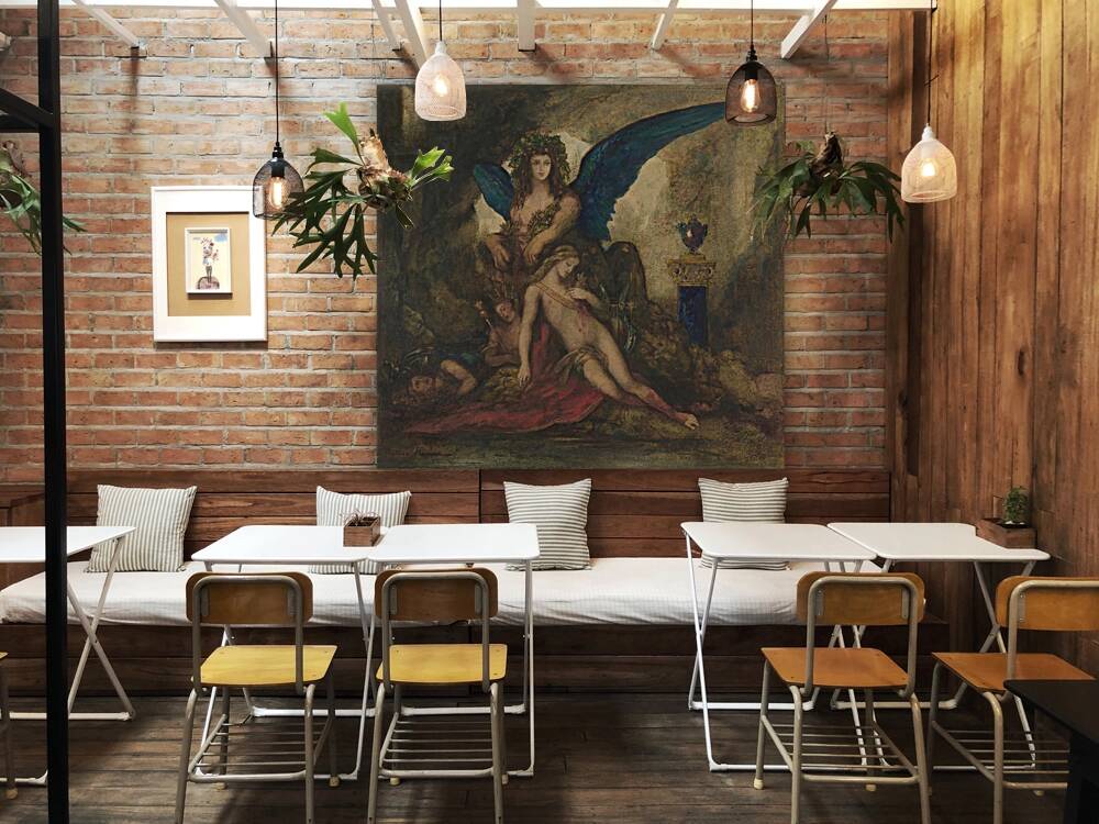 Sphinx in a Grotto [Poet. King and Warrior] [1887–1888] by Gustave Moreau [1826–1898] Reproduction