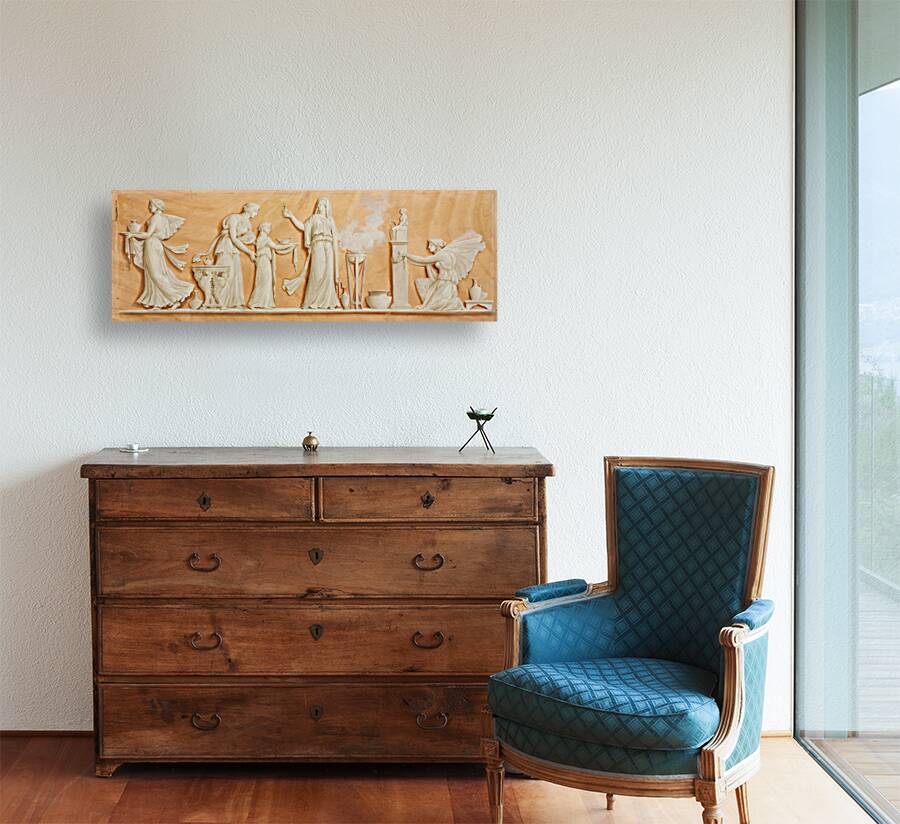 Overdoor Painting II [1790s] by Pierre Rousseau [1751–1829] Reproduction