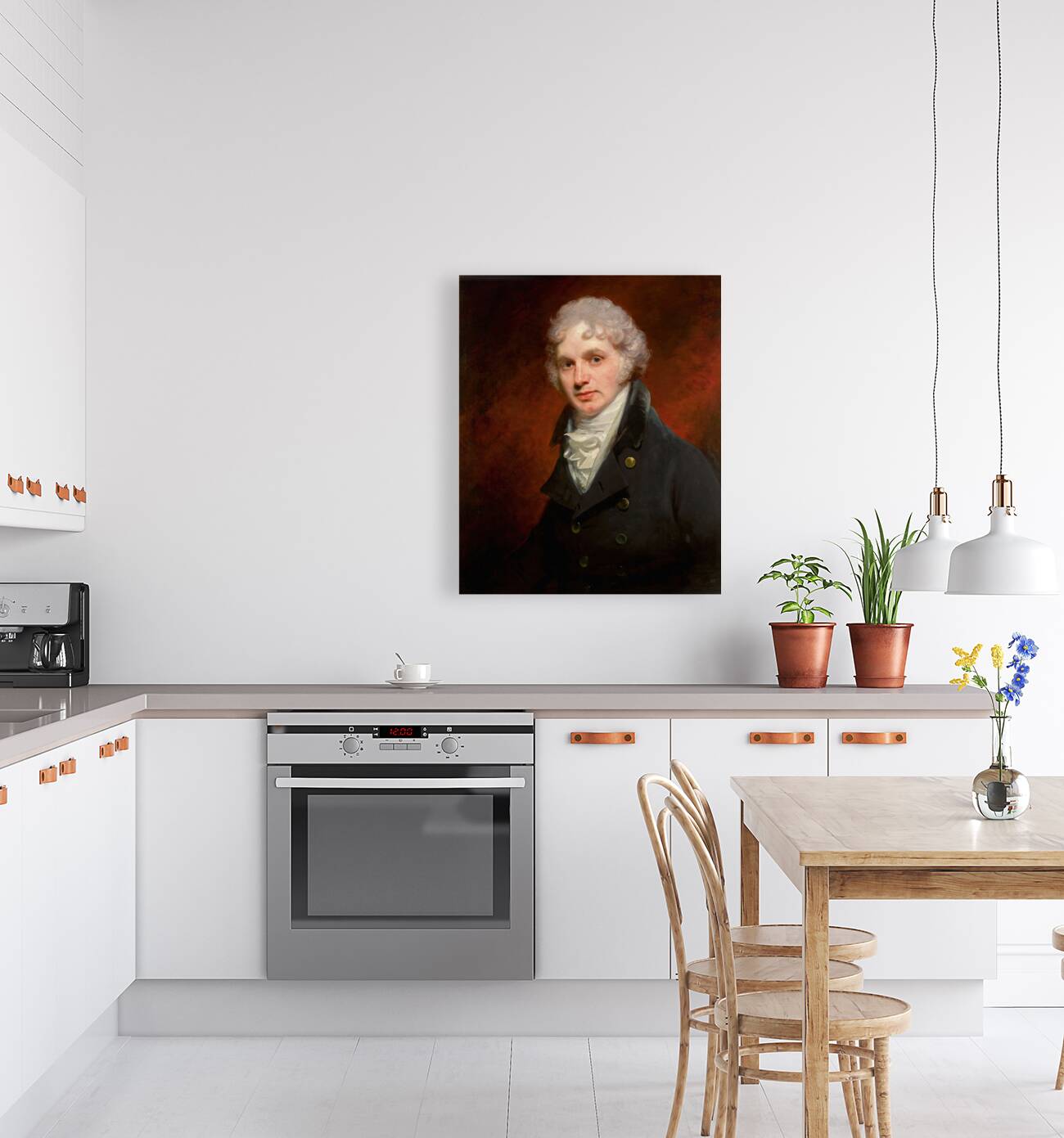 Portrait Of Charles Small Pybus [1803] by Sir William Beechey [1753–1839] Reproduction