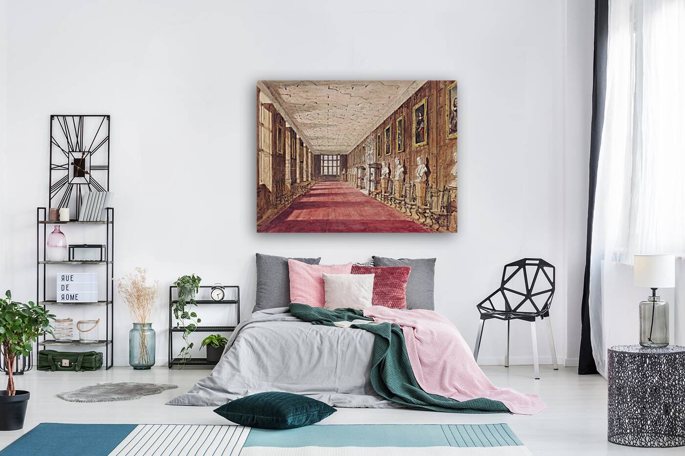 The Gallery. Aston Hall [1824–82] by Allen Edward Everitt [1824–1882] Reproduction