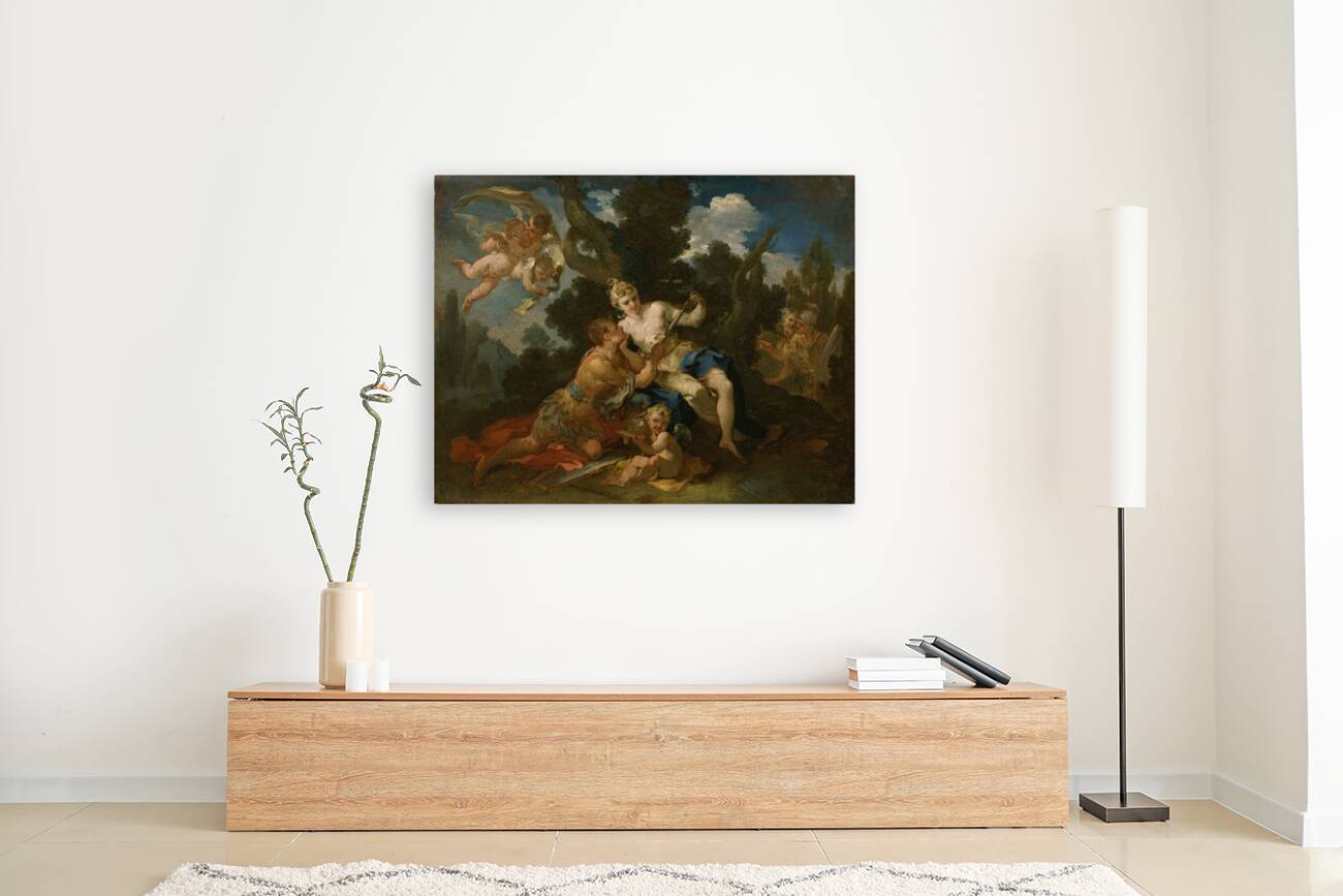 Rinaldo and Armida [1720–1750] by Michele Rocca [1666–ca. 1751] Reproduction