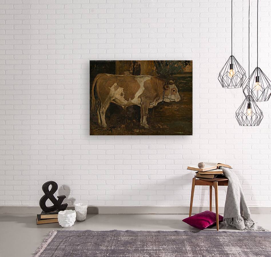 Ochse im Wald by Hans Thoma [1839–1924] Reproduction