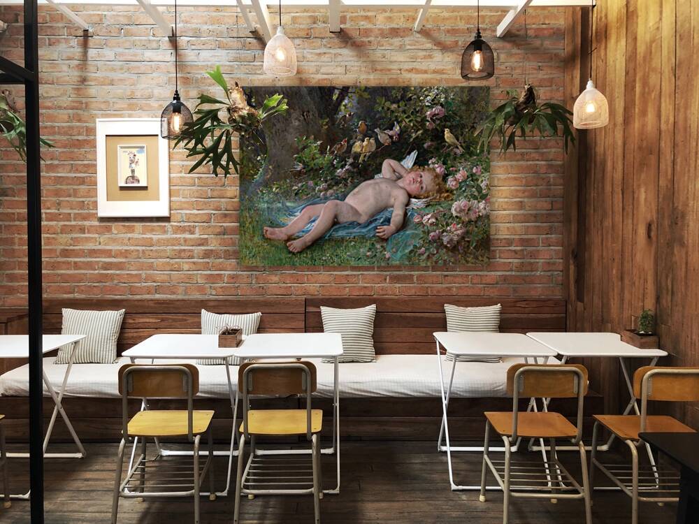 Le réveil de l’amour [1891] by Léon–Jean–Basile Perrault [1832–1908] Reproduction