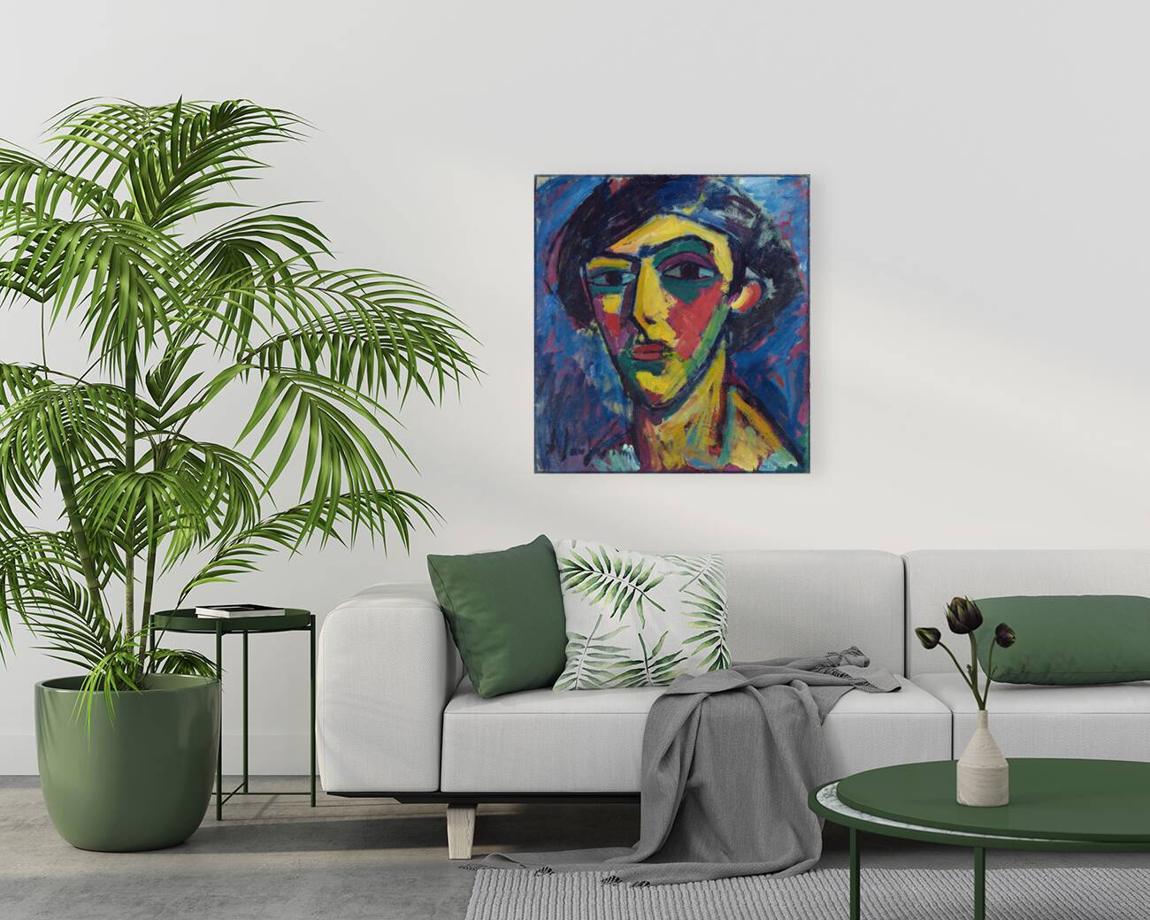 Head Of A Youth [1911] by Alexej von Jawlensky [1864–1941] Reproduction