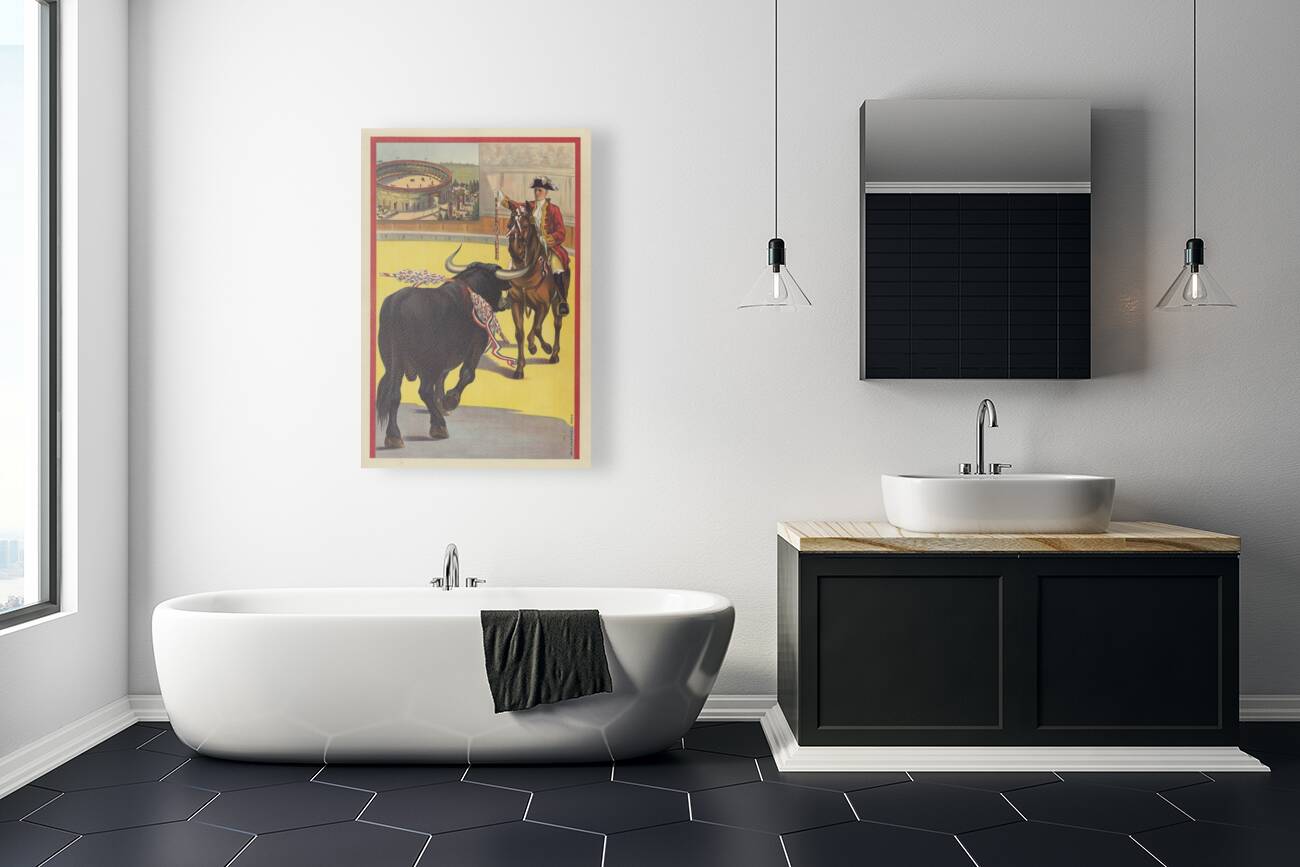 Toros en Toulouse [1914] by Imp. F. Champenois [19th–20th century] Reproduction