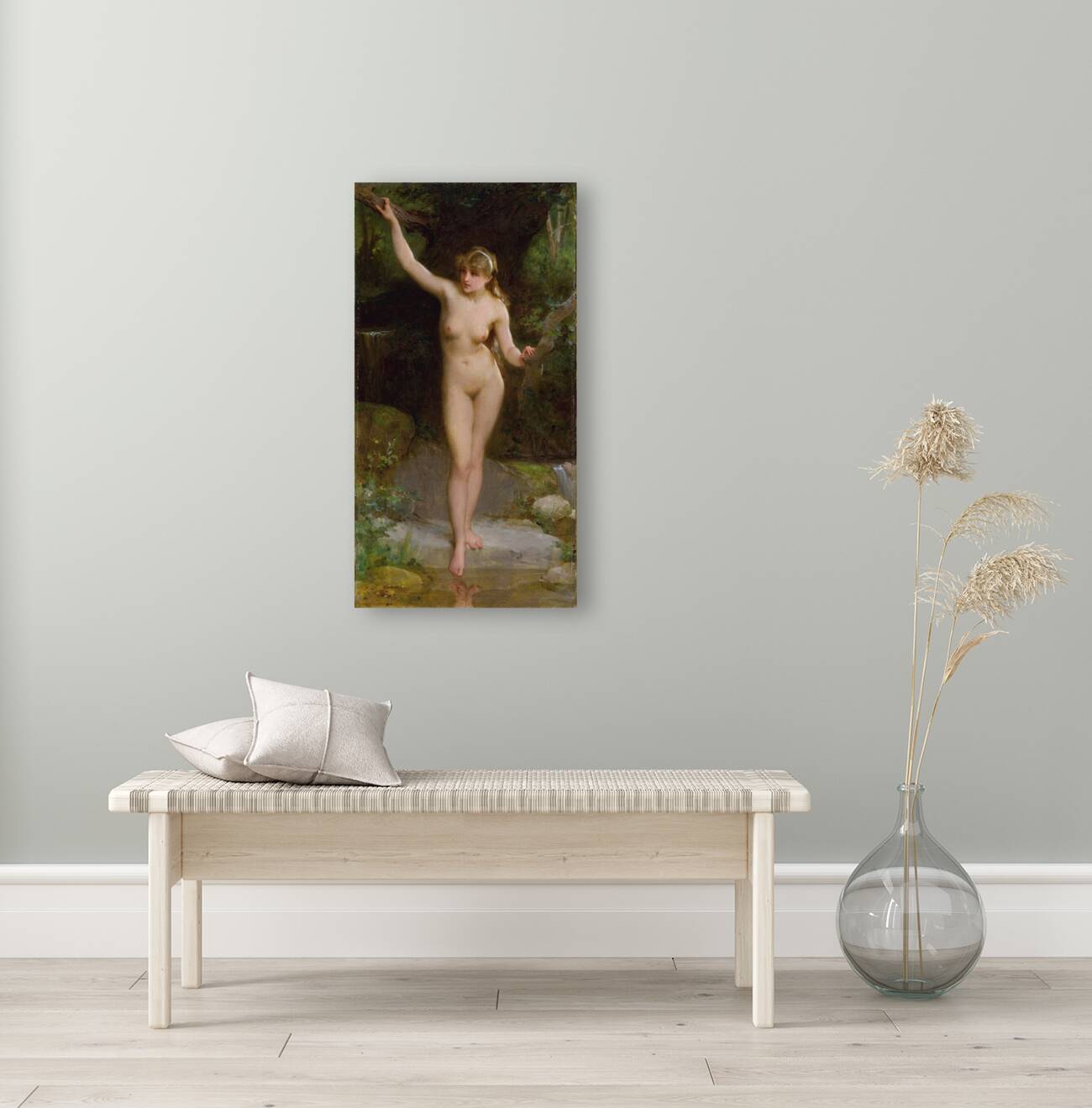 La Baigneuse by Émile Munier [1840–1895] Reproduction