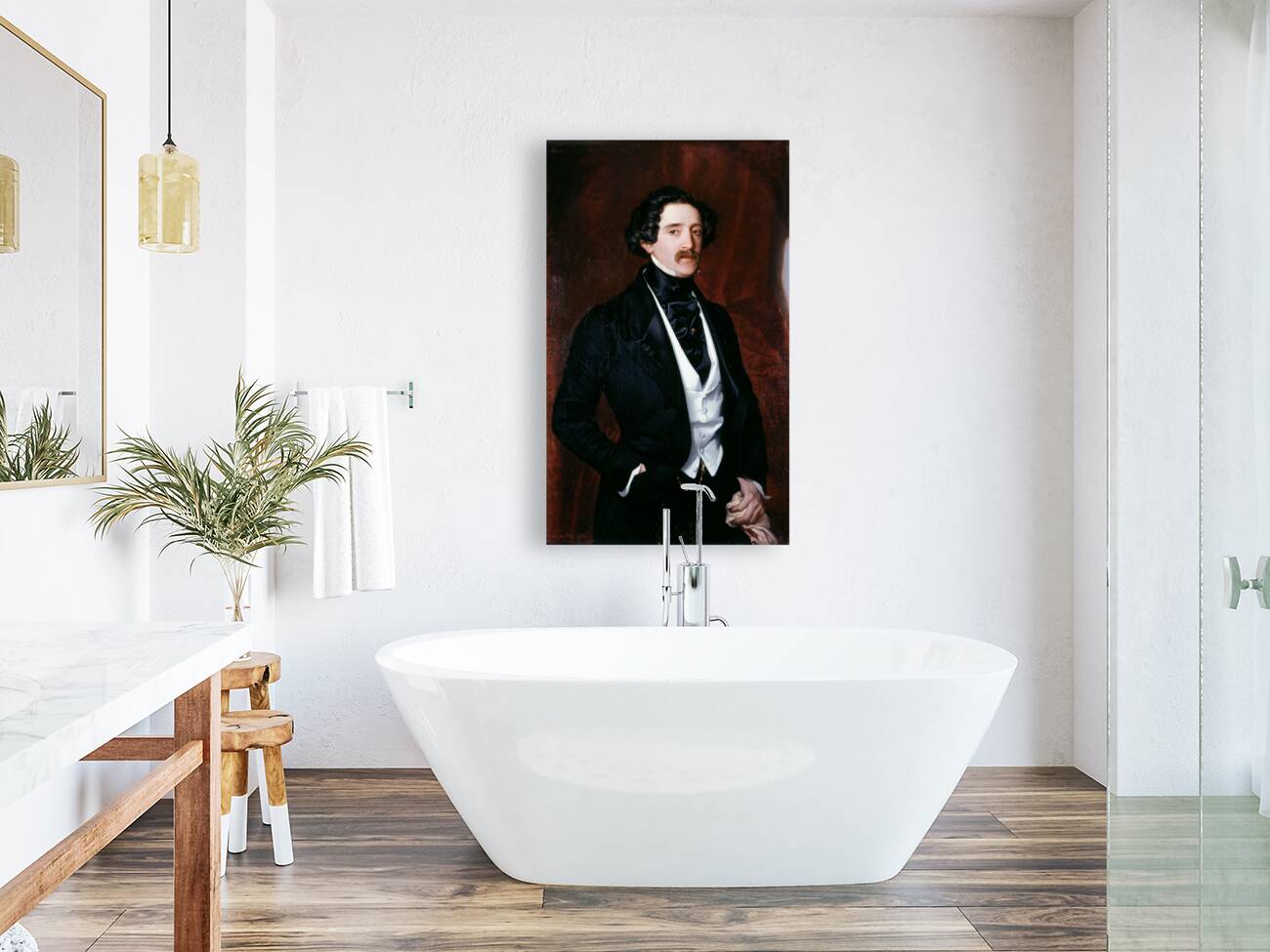 Portrait d’Edouard Caillard [1847] by Victor–Louis Mottez [1809–1897] Reproduction