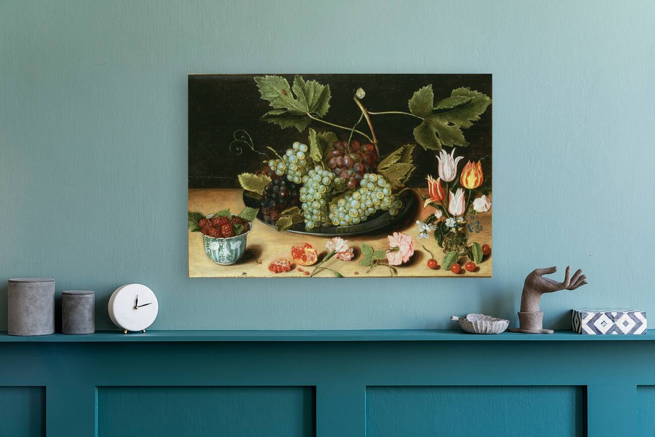 Still Life with Fruit and Flowers by Jan Soreau [1591–1626] Reproduction