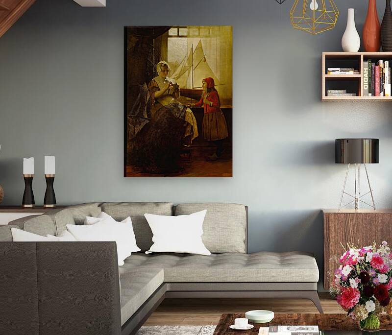 The Card Game by Eduard Charlemont [1848–1906] Reproduction