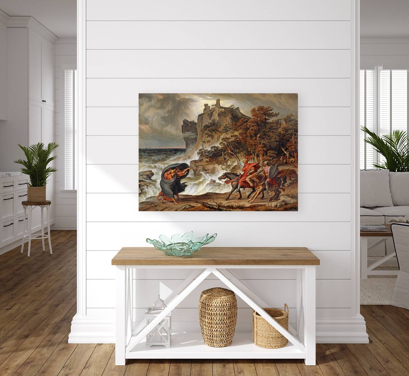 Macbeth and the Witches [1829–1830] by Joseph Anton Koch [1768–1839] Reproduction