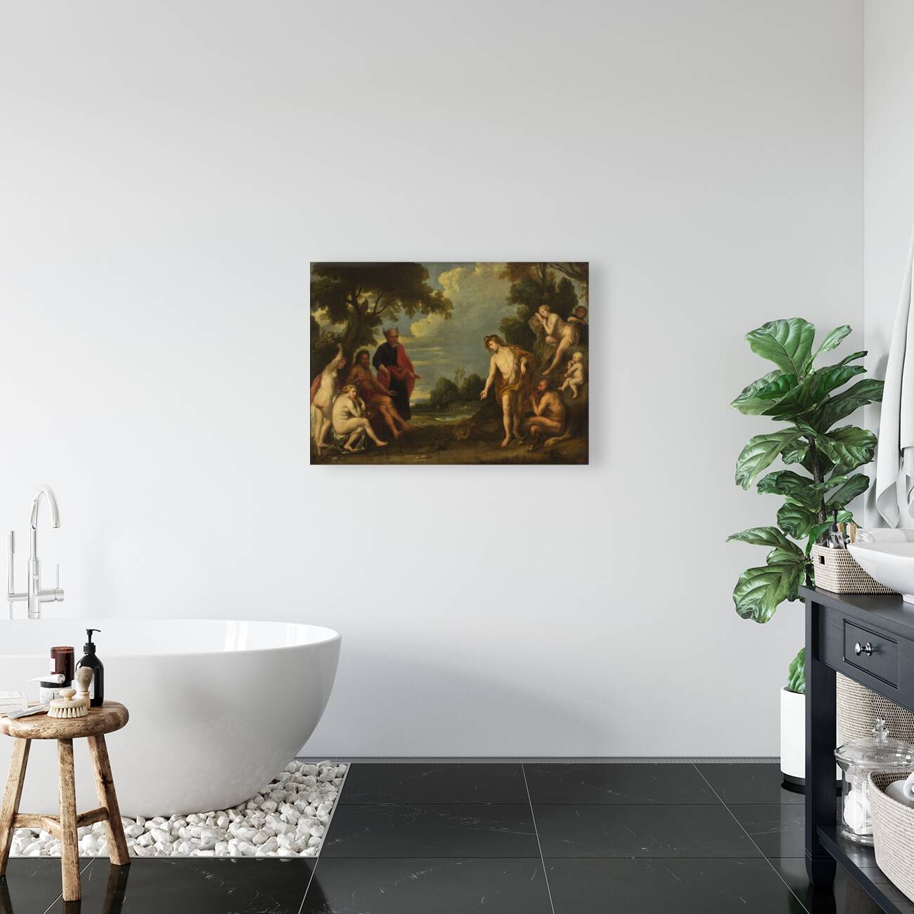 Judgement of Midas by Follower of Jacob Jordaens [1593–1678] Reproduction