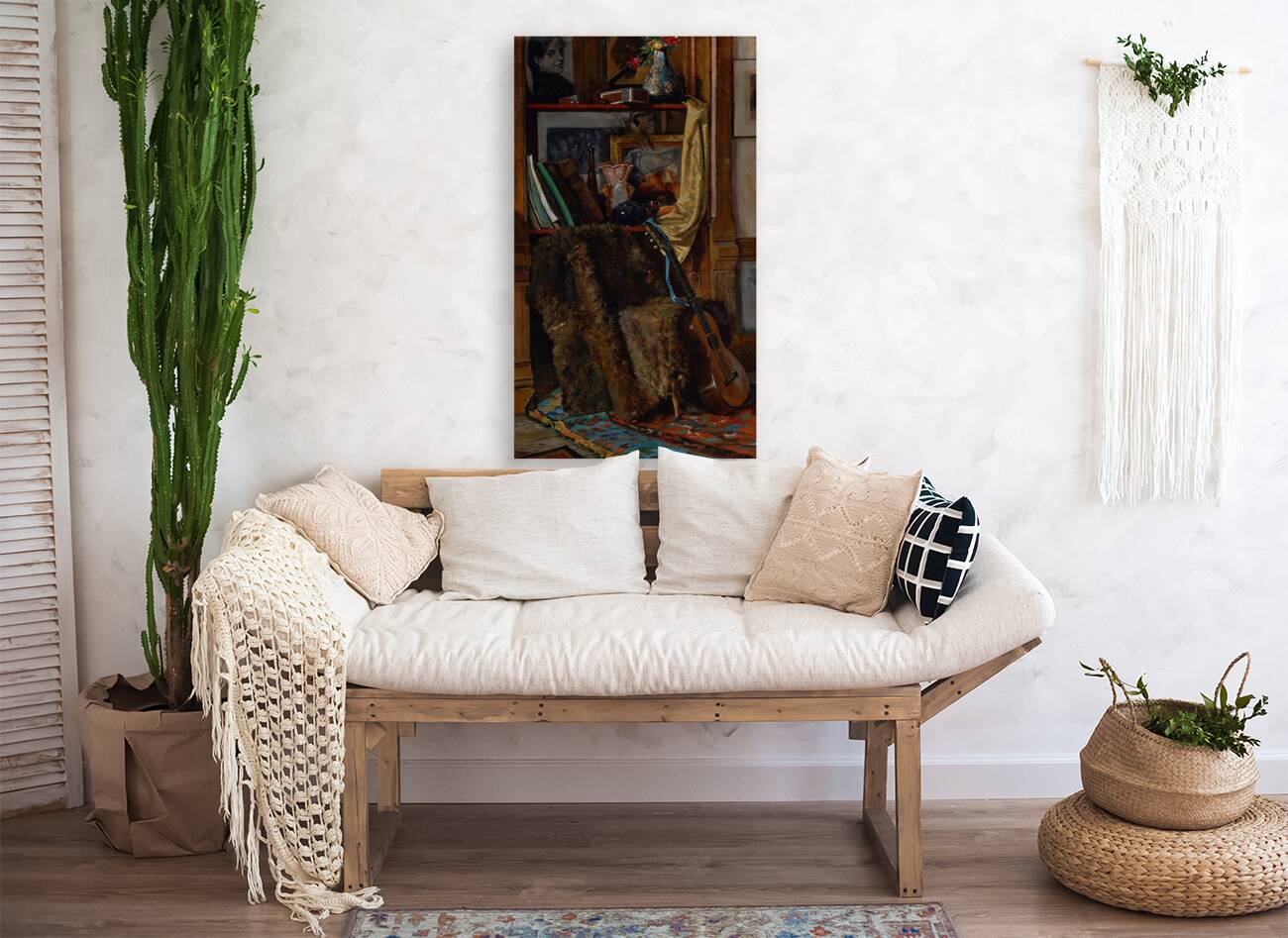 The Bachelor Boudoir [Corner of the Studio] [1883] by Charles J. Fiscus [1861–1884] Reproduction