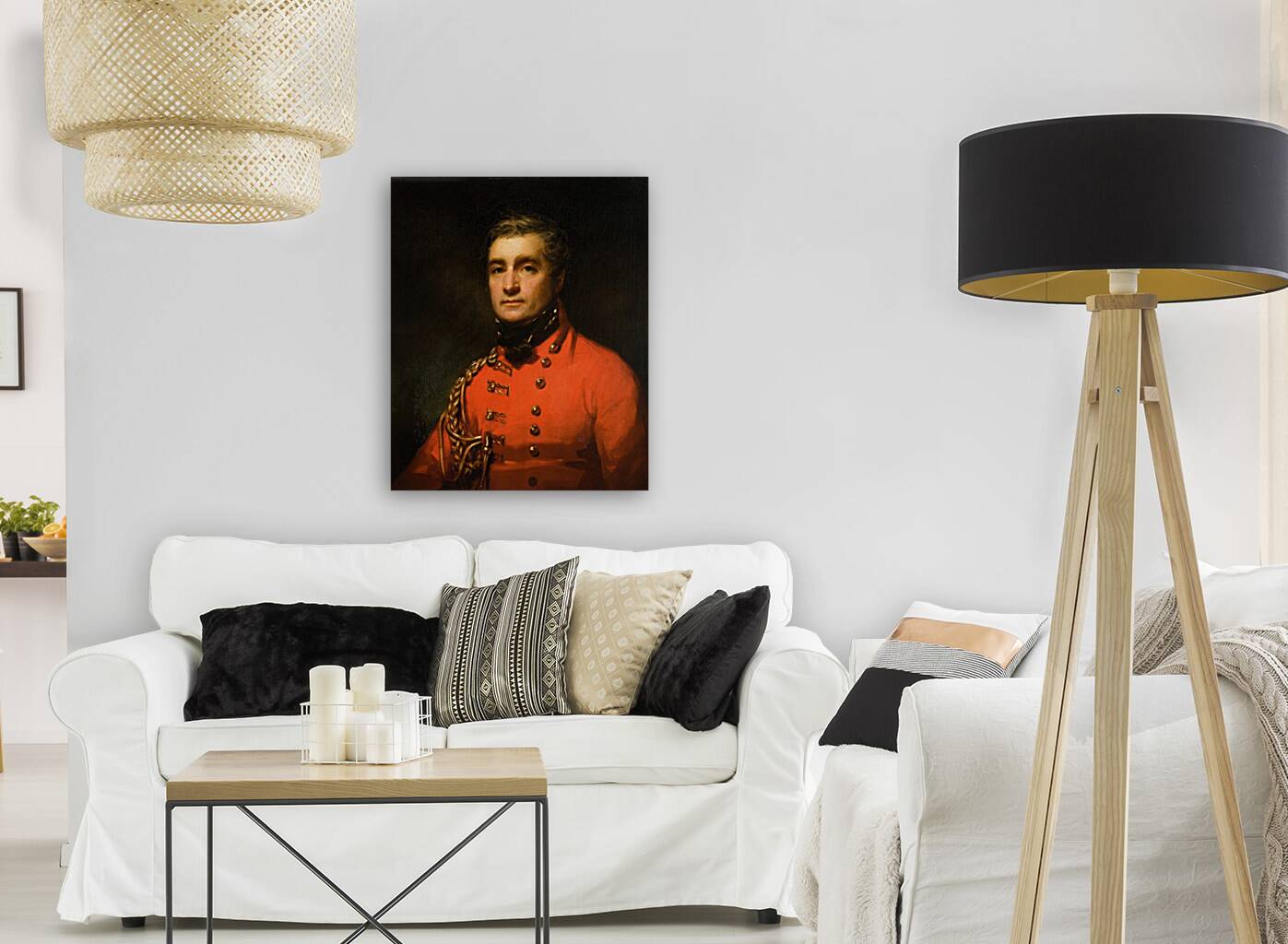 Portrait of General Henry Wynyard [circa 1811–1819] by Sir Henry Raeburn [1756–1823] Reproduction