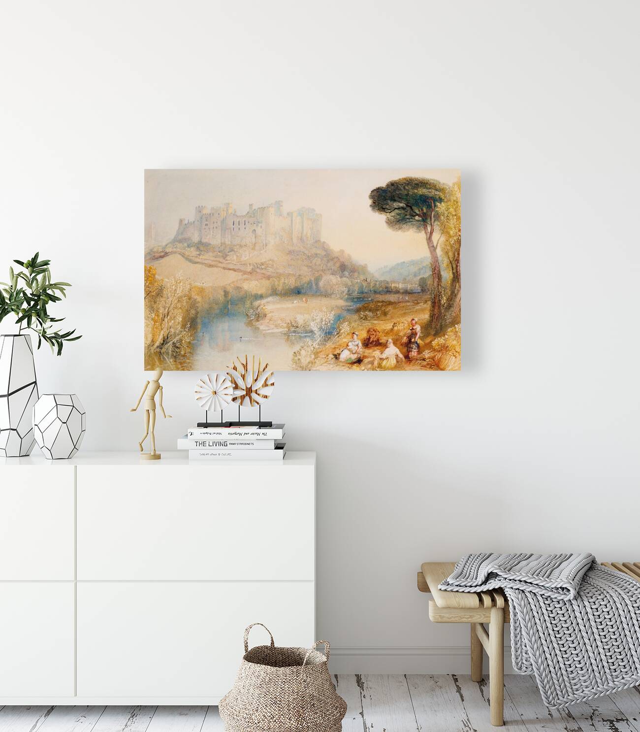 Ludlow Castle. Shropshire by Joseph Mallord William Turner [1775–1851] Reproduction