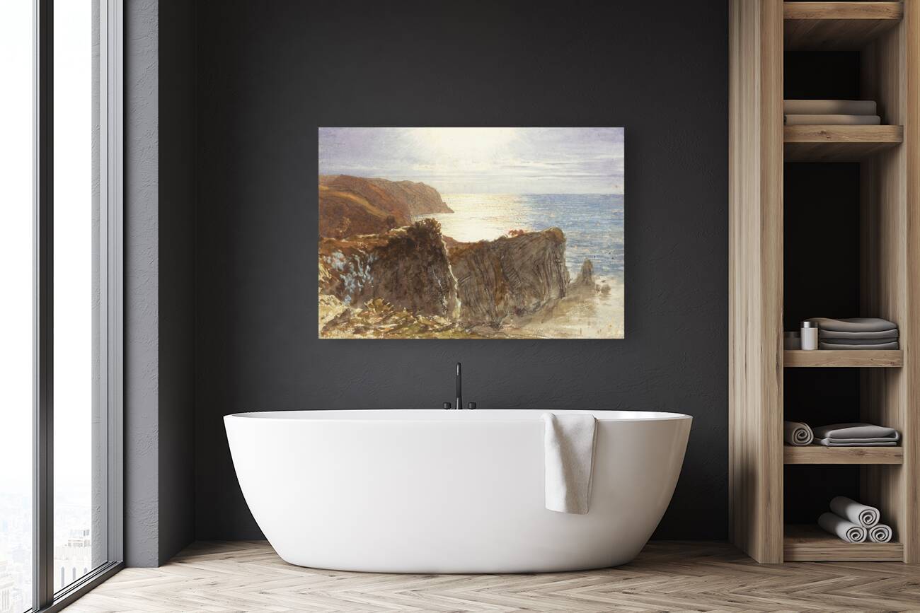 The North Devon Coast by Samuel Palmer [1805–1881] Reproduction