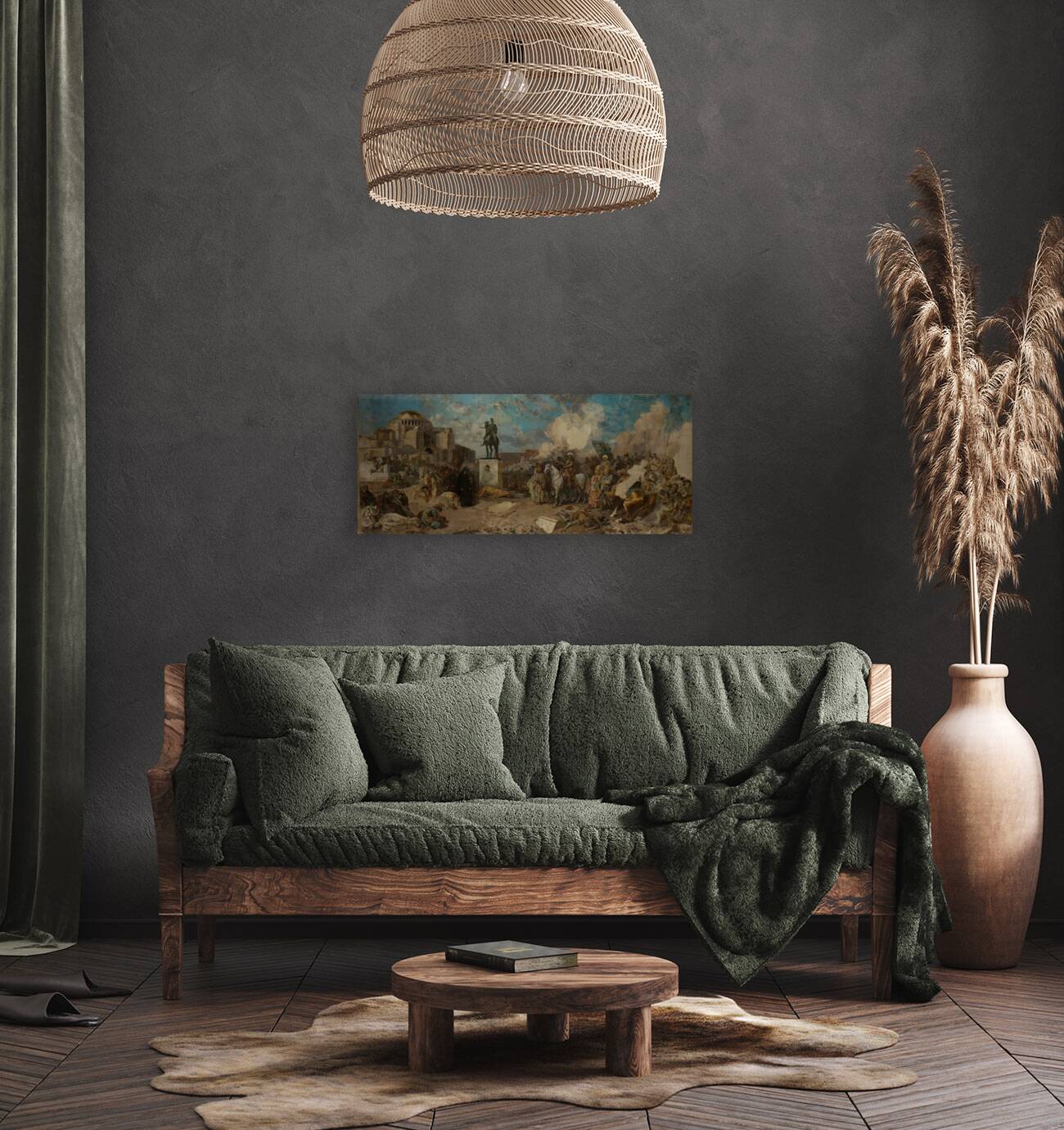 Entry of Sultan Mehmed II in Constantinople [1874–1884] by Stanisław von Chlebowski [1835–1884] Reproduction