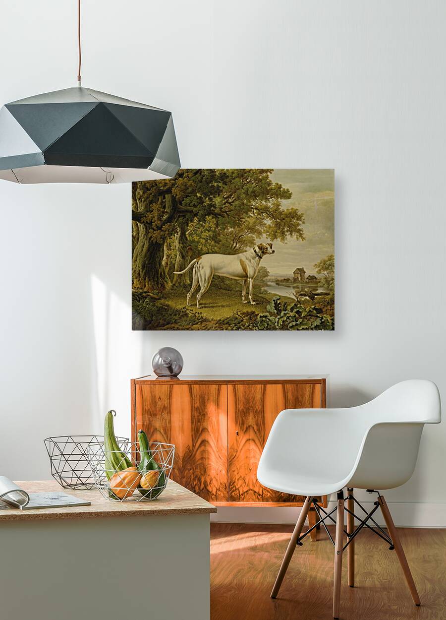 An English Pointer In A Landscape [1811] by Charles Towne [1763–1840] Reproduction