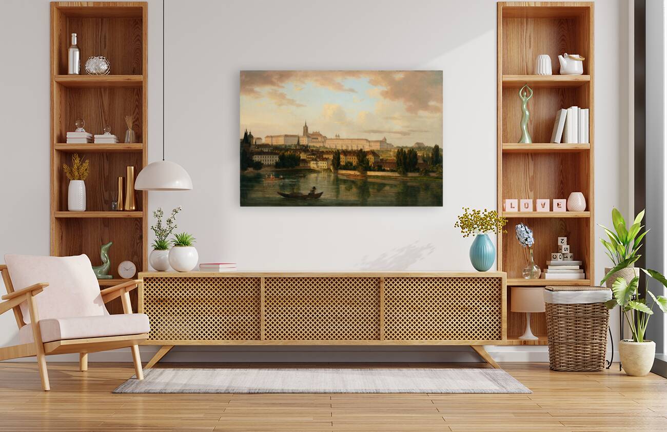 Prager Burg – Hradschin by Alois von Saar [1779–1840] Reproduction
