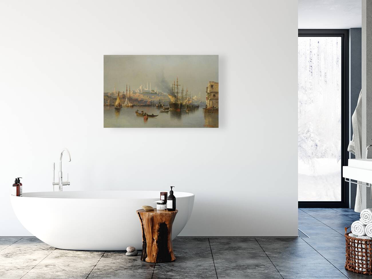 Constantinople by Karl Kaufmann [1843–1905] Reproduction