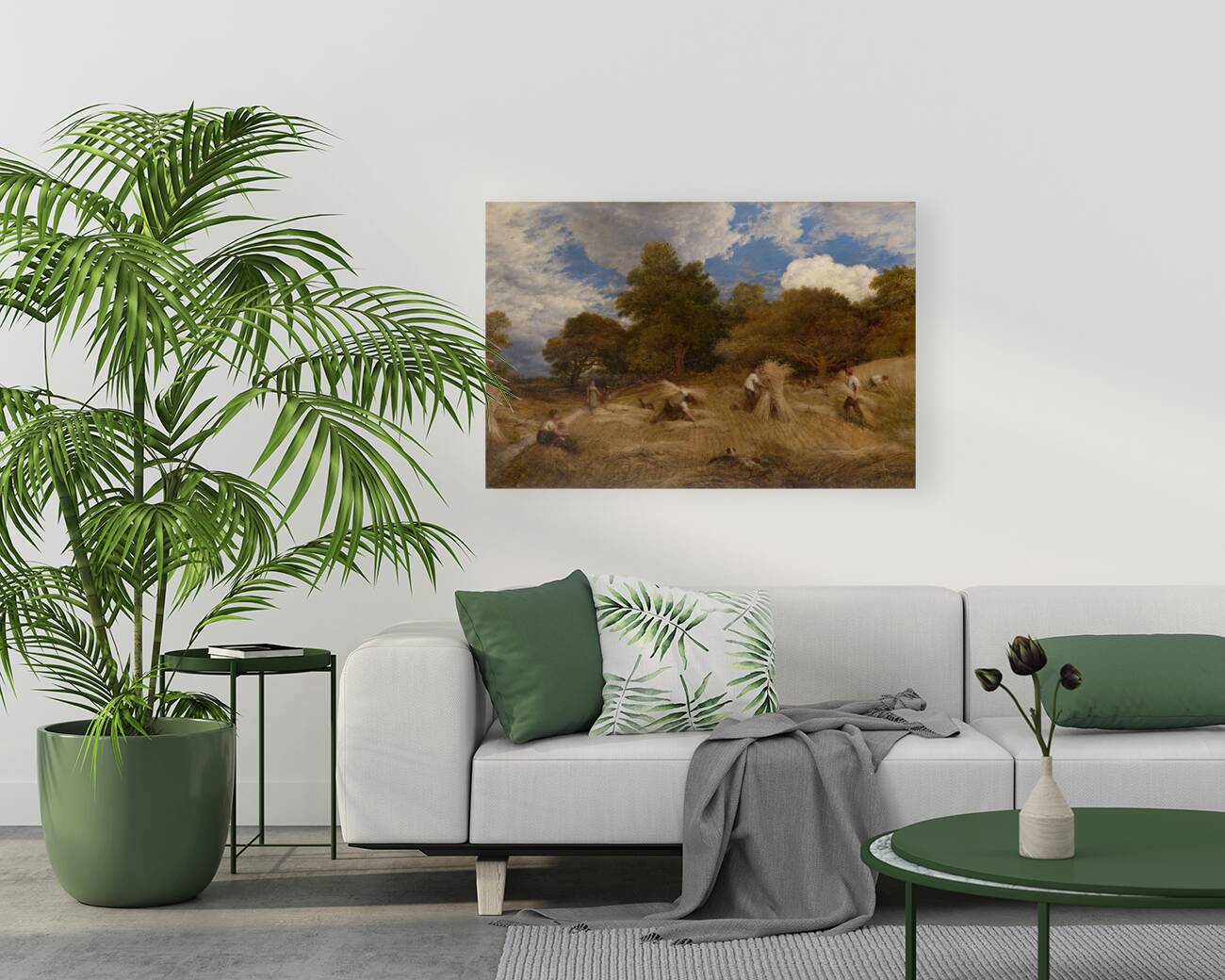 Wheat by John Linnell [1792–1882] Reproduction