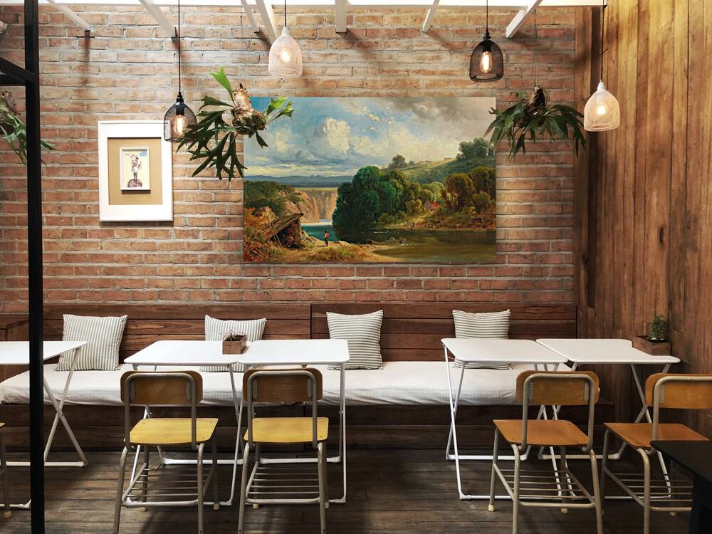 A River Valley by Anton Doll [1826–1887] Reproduction