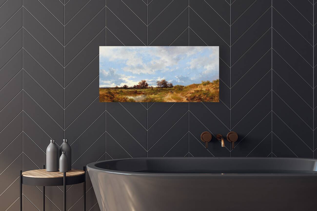 Open Landscape by Remigius Adrianus van Haanen [1812–1894] Reproduction